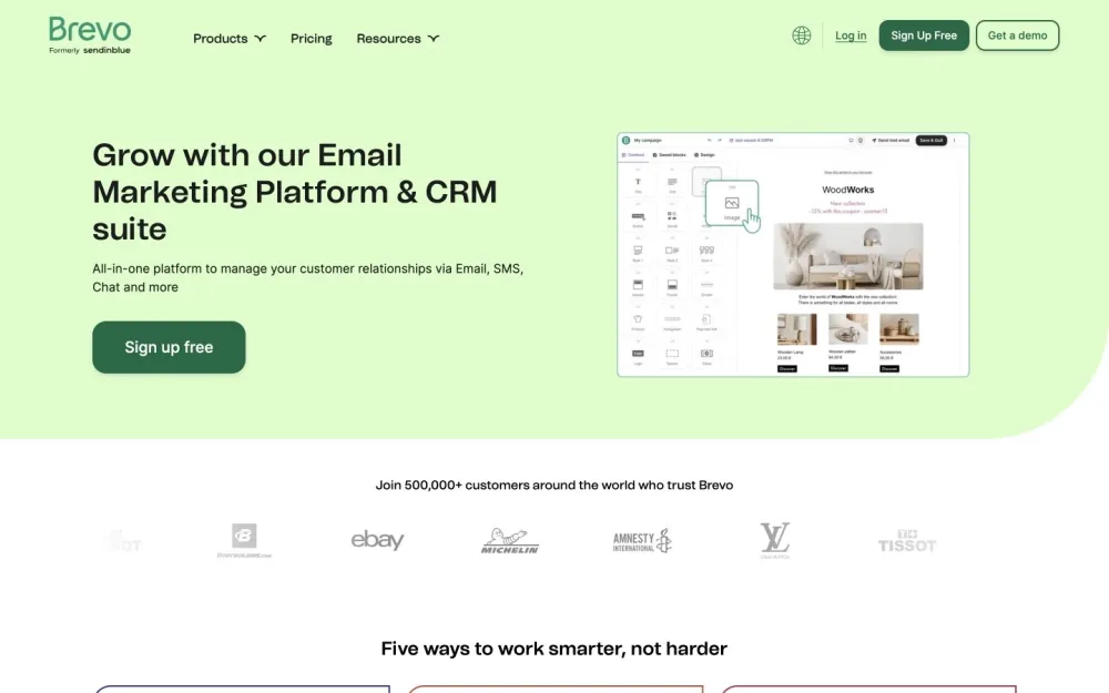 Brevo (Sendinblue) - A versatile platform for managing customer relationships across multiple channels