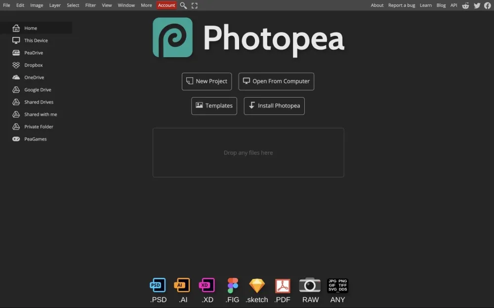 Photopea - A versatile online editor that delivers professional results for free